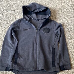 Nike Boston Celtics Kids YM Gray Full-Zip Hoodie